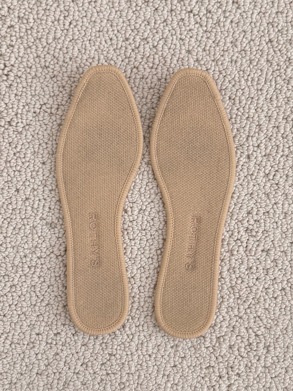 Rothy’s Tan & Metallic Gold Ballet Flats - Picture 10 of 14
